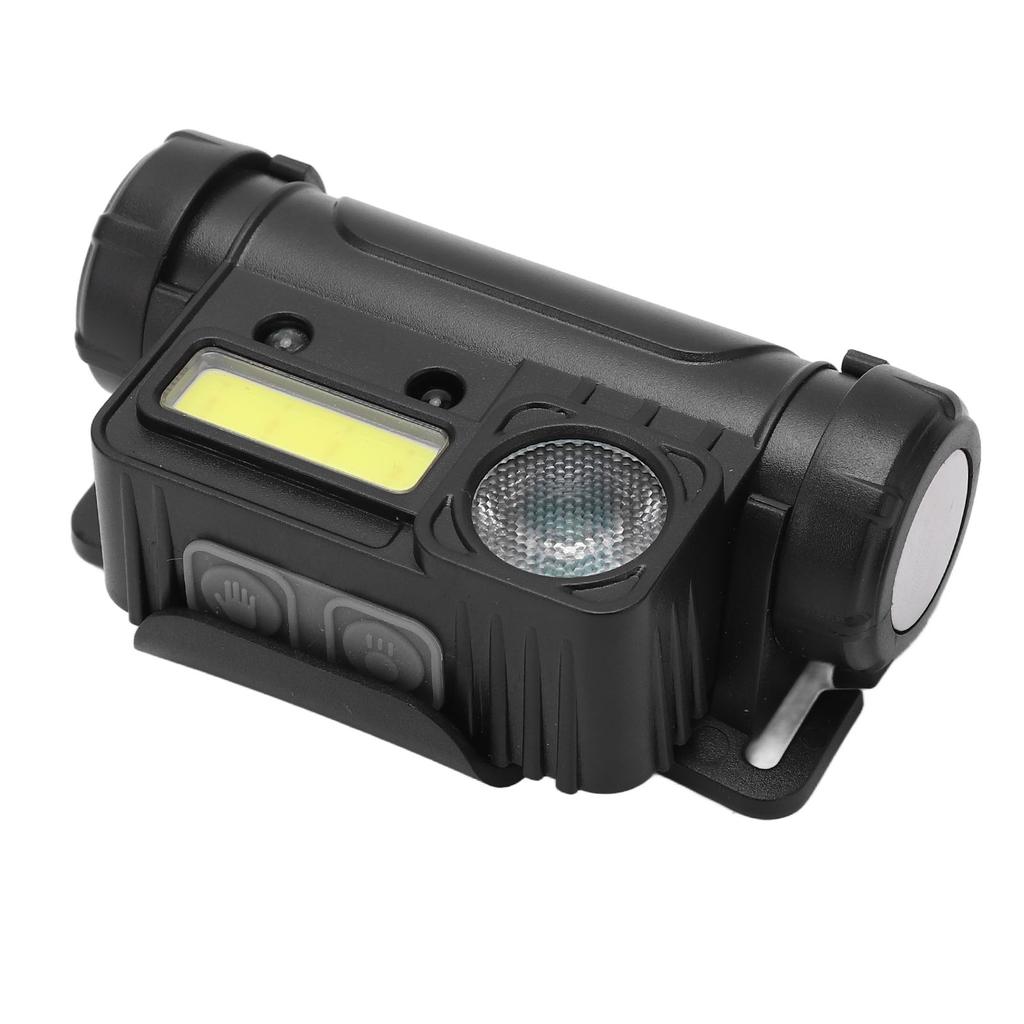 Sensing Head Lamp IPX4 Waterproof Magnet USB Charging Induction Head Light with 6 Gears for Camping Hiking Running