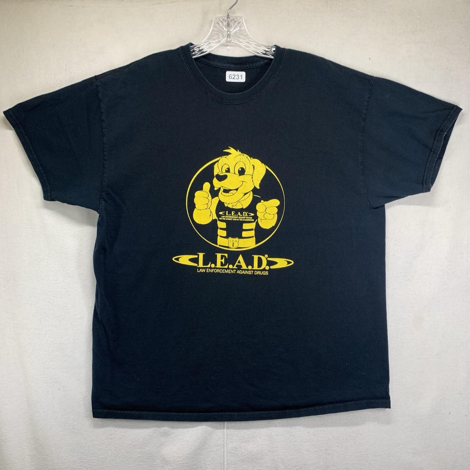 Vintage DARE Type T Shirt Mens Size Large Law Enforcement Against Drugs LEAD Unisex T-Shirt XXXL