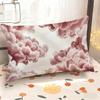 Pink Clouds Pattern Pillowcase Suitable For Sofa Bedroom Car Pillow Cover Cushion Rectangular Back Cushion