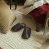 Dulton Room Shoes PU Slippers EV Brown Comfortable to wear Storage bag included Indoor slippers Height 100 x Width 130 x Depth 300 mm Men's