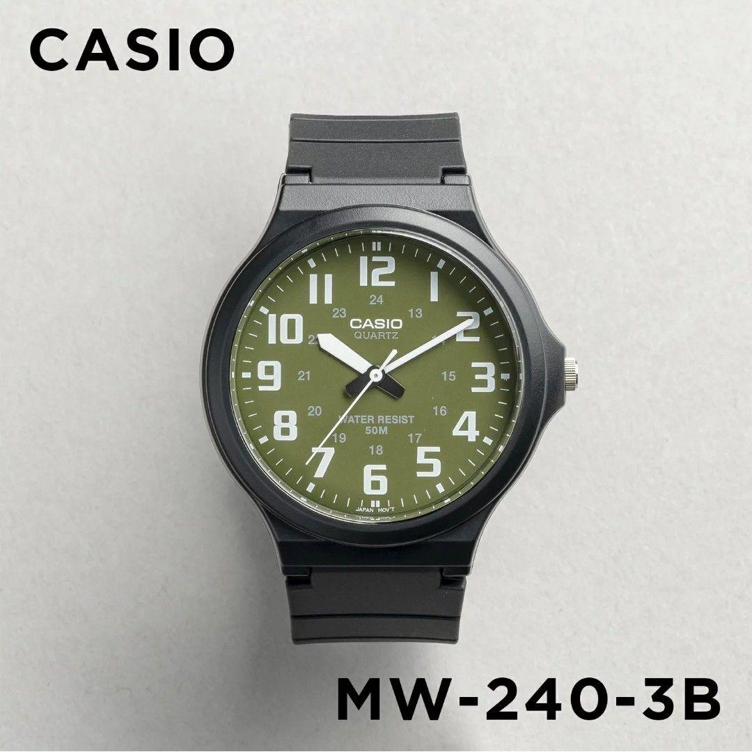 New Final price reduction [Casio] CASIO Collection STANDARD, MW-240, Cheap Casio, Khaki x Black