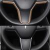 Grain Steering Wheel Trim Cover Interior Accessories For Tesla Model 3 17-21 US