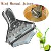 1 Pcs Stainless Steel Fruit Vegetable Cut Machine Mini Juicer Lemon Squeezer Suitable Hand Pressing Fruit Kitchen Bar Tools