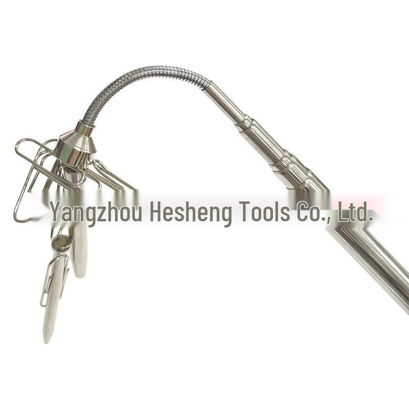Portable Magnetic Extendable Pickup Tool with Clip