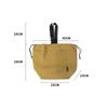 Lightweight Bento Box Bag with Insulation and Drawstring for Hassle-Free Outdoor Dining