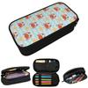Red Crab And Sea Star Themed Pencil Case for Boys Girls School Pen Box Pencil Bag Stationery Supplies Pen Holder Bag