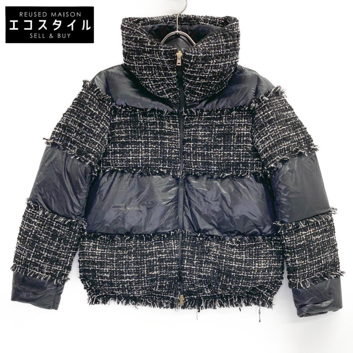 

HERNO [Domestic regular] PI001513D SOHO Tweed x Nylon Down Jacket 40 blackUsed