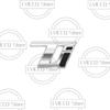 Car Emblem 3D Metal VELOCE Ti Badge Logo Body Decals Sticker For Alfa Romeo DNUY3 Junior 966 Stelvio 147 156 159 Giulietta GTS Giulia