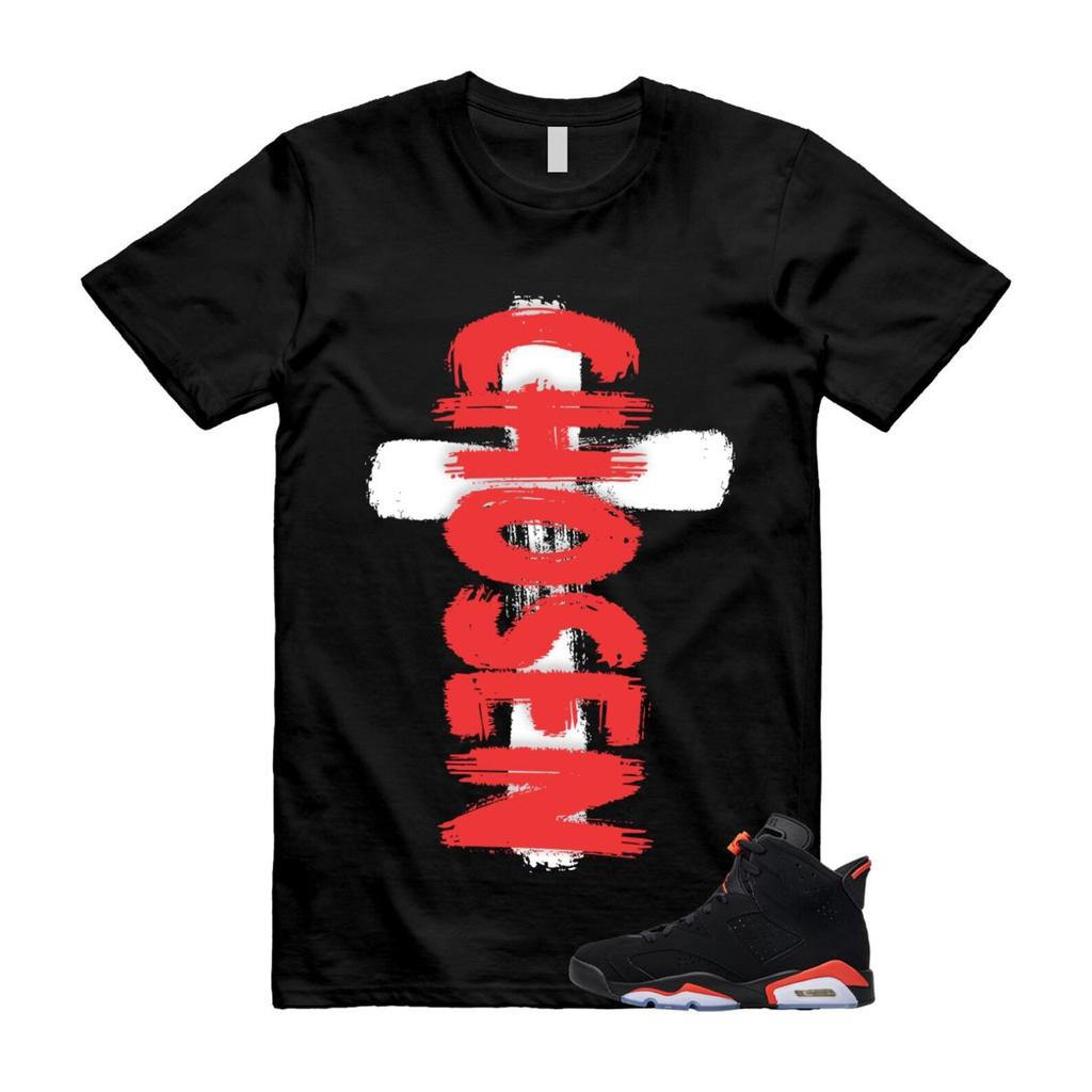 6 Infrared Salesman Black Red T Shirt Match CHOSEN