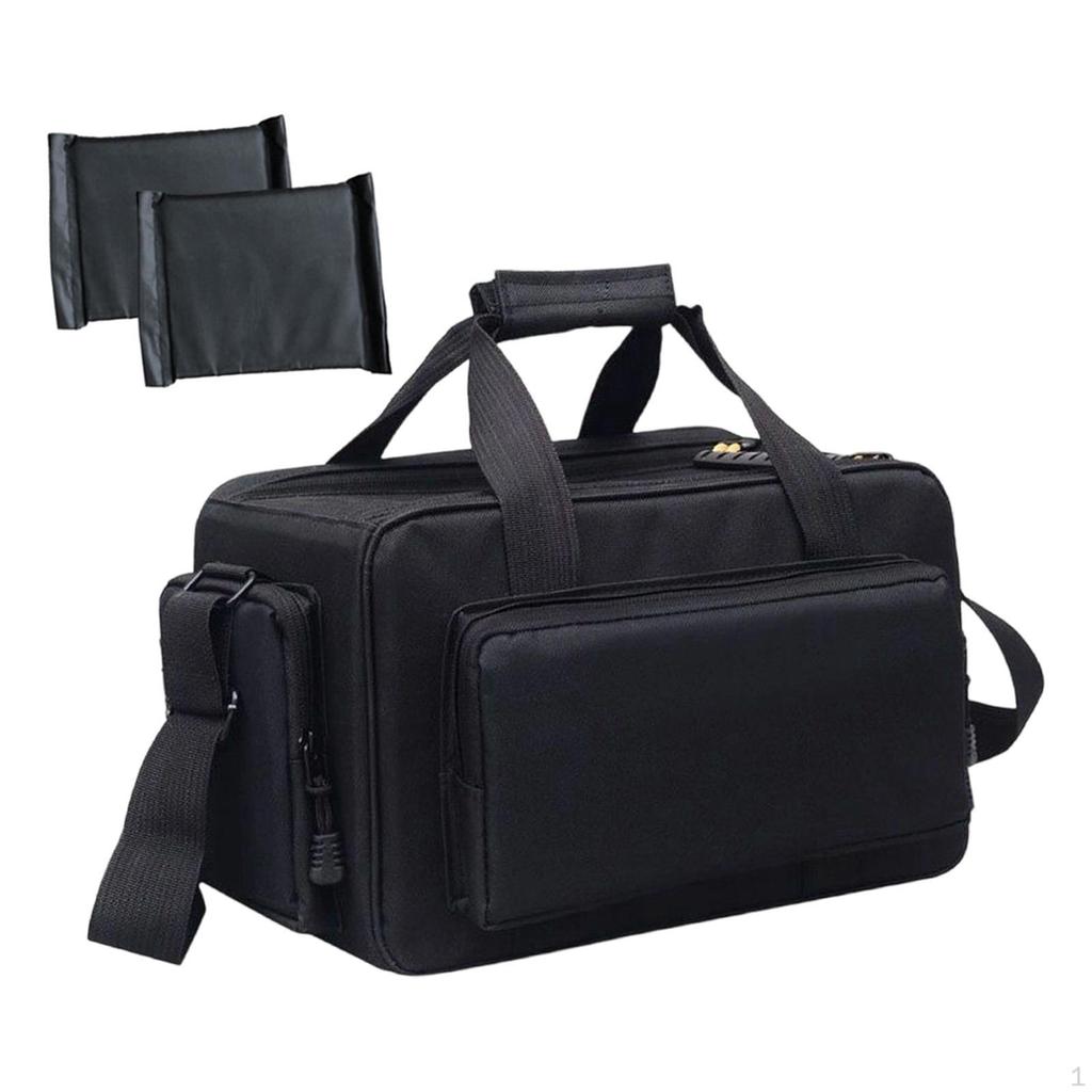 Kamera-Aufbewahrungstasche mit Schultergurt, Crossbody-Zubehör, mehrere Fächer