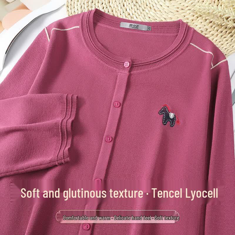 Snowflying Women s Embroidered Colorblock Knit Top M