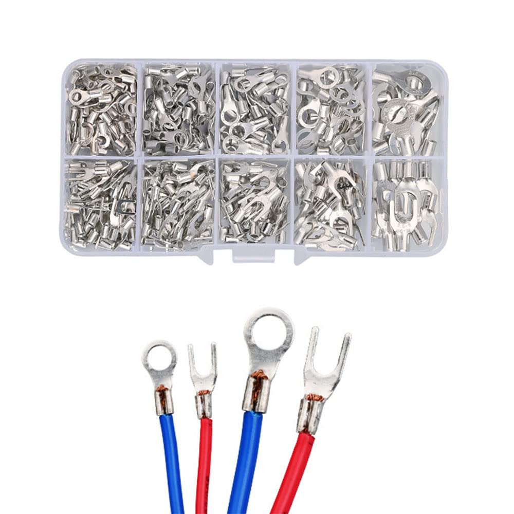 MEDUSHASHA Terminal Set, O Type, U Type Terminal, 10 Sizes,
