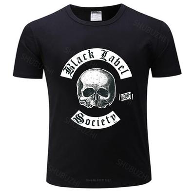 Pánske tričko s krátkym rukávom BLACK LABEL SOCIETY 1 Tričko Punk BLACK FRUIT OF THE LOOM DTG módne tričko pánske letné topy