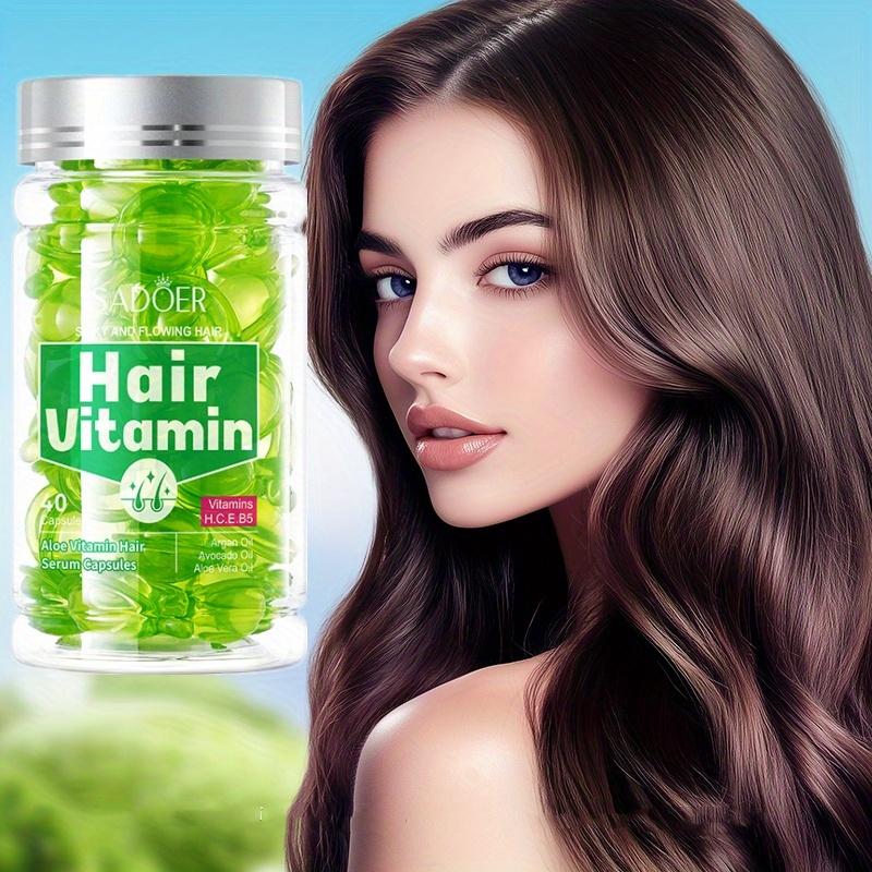 

Магическая витаминная капсула для волос Кератиновое масло Быстрое восстановление волос Мягкие Гладкие Блестящие Глубокое увлажнение Пушистые Сухая кожа головы Средства для ухода за волосами 40ml