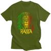Custom Jamaica Flag Rasta T Shirts Unisex Pure Cotton Tees Jamaican Pride Tshirts T-shirt