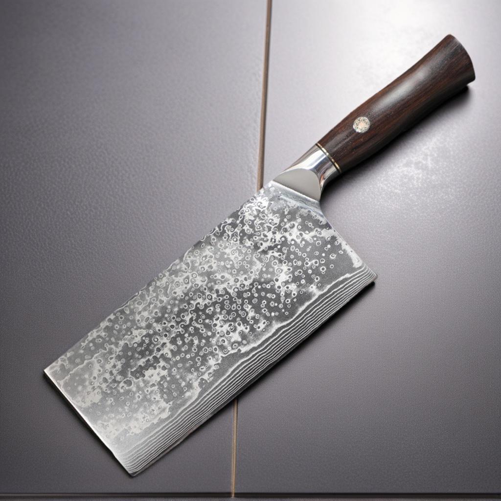 7.5 Inch Chinese Chef Knife 67-layers Damascus Steel VG-10 Blade Ebony Handle Cleaver Meat Slicing Vegetables Kitchen Knives