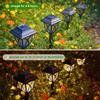 2PCS Solar Yard Lights Bright Lawn Lights Outdoor Waterproof Led Solar Pathway Lights Landscape Path Lights