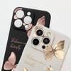 Měkký kryt na telefon s motýlkem pro iPhone 16 15 Pro Max 14 13 Samsung S24 S23 FE S22 Ultra A54 A53 Xiaomi 13T Redmi Note 12 11 TPU pouzdro odolné proti nárazům