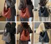 Welltude Damen-Tragetasche, Umhängetasche, Crossbody-Tasche, Großes Fassungsvermögen, A4-Format, Perfekt für den Arbeitsweg und Reisen, PU-Leder, Mit Reißverschluss (beige)