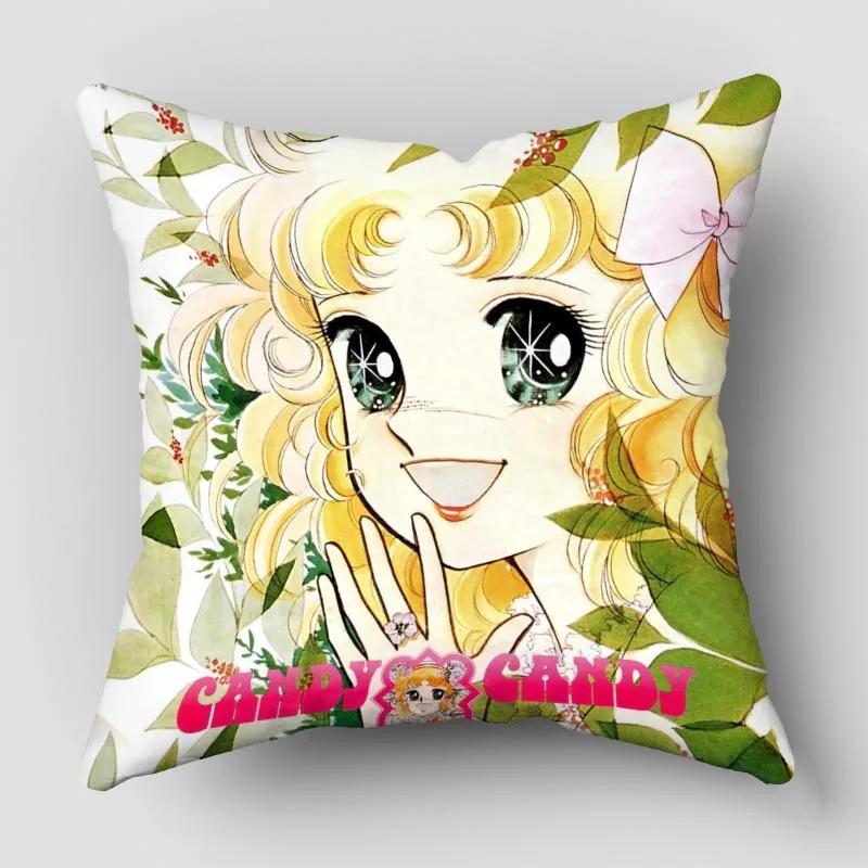 Candy Candy Kissenbezug Kissenbezug zum Anpassen Modernes Zuhause Dekokissenbezug für Wohnzimmer 45x45cm