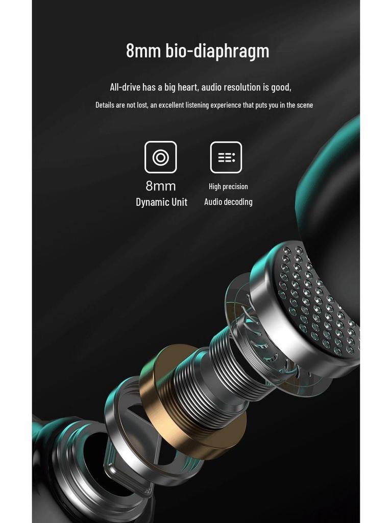 M25 Bluetooth Noise-Cancelling Wireless Gaming Earbuds with Breathing Light and Long Battery Life