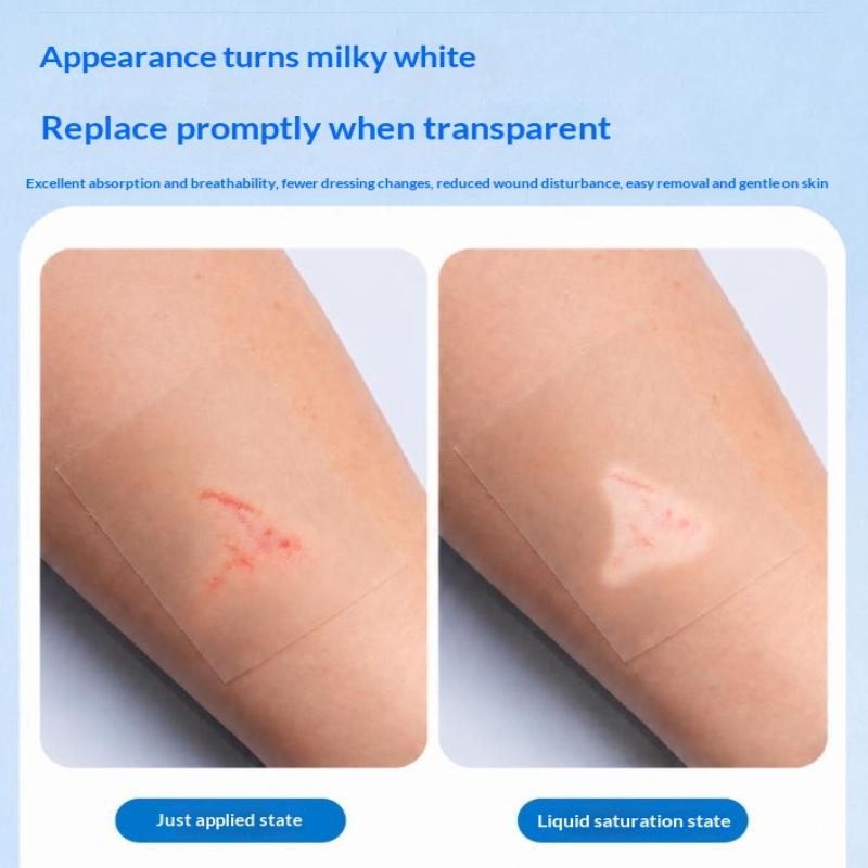 Hydrocolloid Wound Dressing Aid Bandage Fast Healing Thin Soft Self Adhesive Breathable Hydrocolloid Dressing Wet Healing