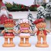 Christmas Decorations Gingerbreads Man Figurine Christmas Statue Sculpture Home Xmases Party Winter Decors Centerpieces