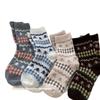 In Winter, Thicken Socks for Warmth, Wool Mid-calf Socks, Christmas Tree Pile Socks, Women's Socks