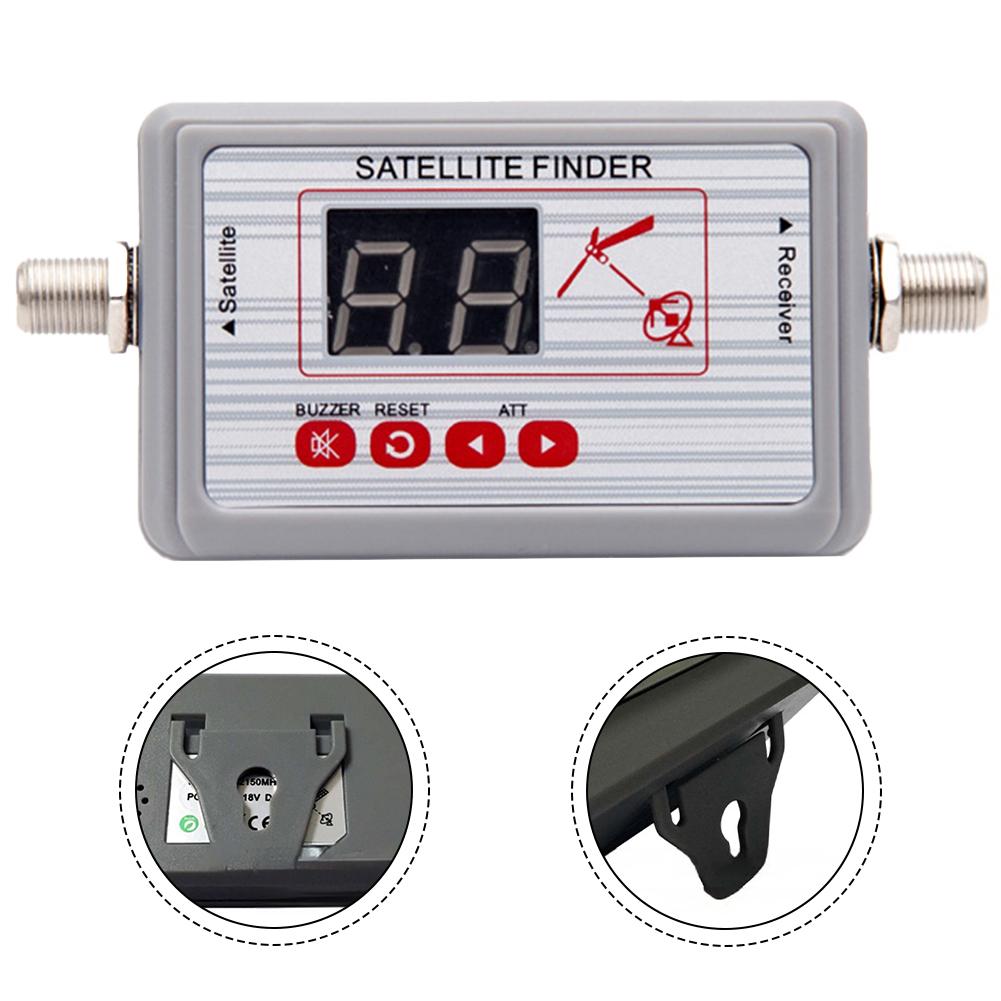 Digital Meter Finder for Satellite Dish Setup 9505B LCD Antenna Detector with Power Supply and Operating Temperature Range