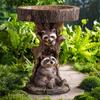 Resin Mýval Birdbath Polyresin Antique Garden Bird Bath For Home Garden Yard