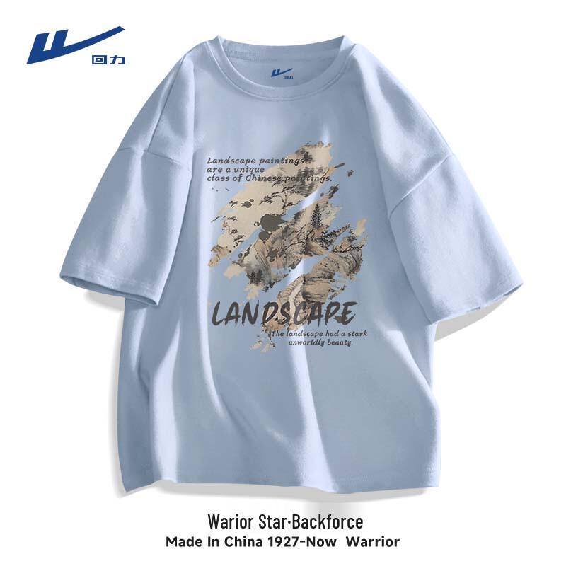 Warrior Men s Retro Loose Fit Cotton T-Shirt 3XL