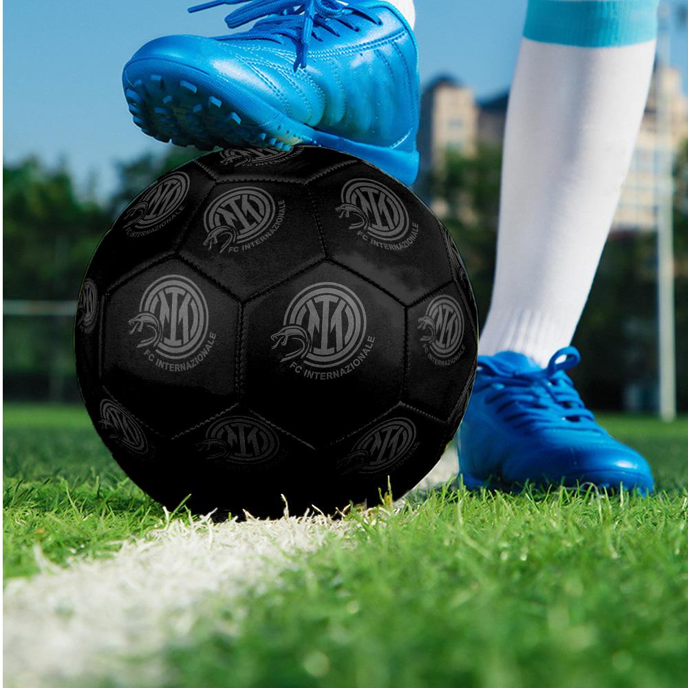 Pallone da Calcio da Partita Misura 5 Tema Inter Milan Professionale per Esterno Morbido al Tocco Pallone da Allenamento
