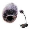 Dead Cat Microphone Windshield Furry Windproof Muff Windscreen Cover For Collar Microphone WindShield