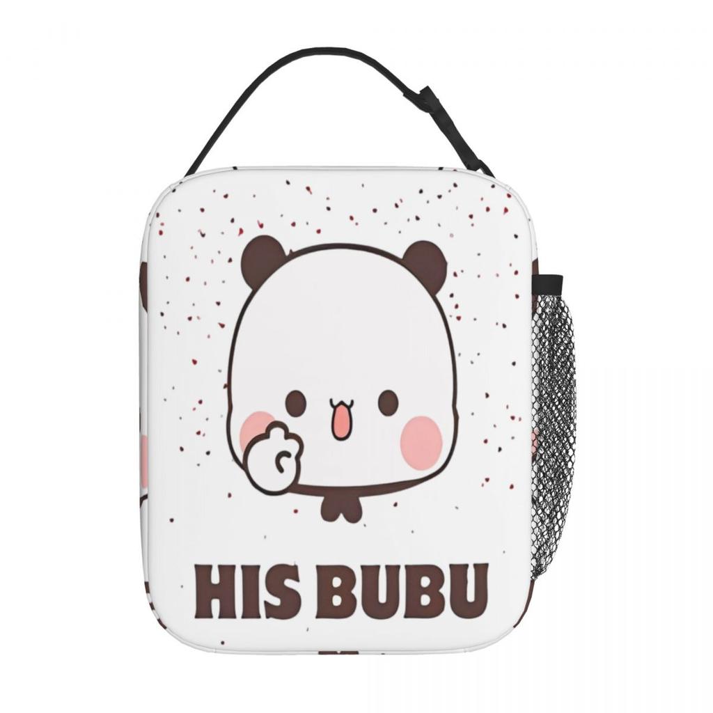 Bubu Dudu Kissing Lunch Bag Vintage Lunch Box Beach Portable Thermal Lunch Bags Print Cooler Bag