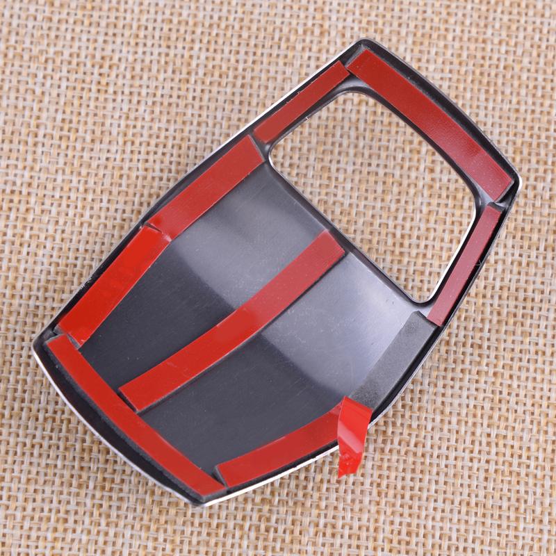 1Pc Car Inner Gear Shift Knob Frame Cover Trim  Stainless Steel Decor Fit For Skoda Kodiaq 2017-2018