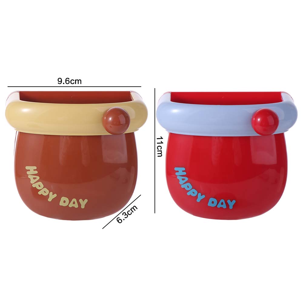 Punch-free Refrigerator Storage Box Dopamine Tableware Container Magnetic Storage Box  Door