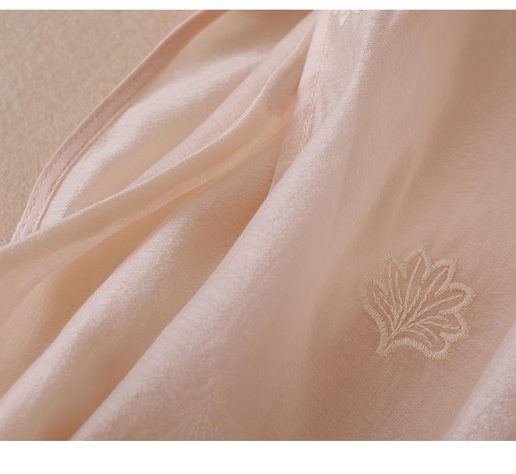 Summer Double-Layer Zen Tea Ceremony Women's Floral A-line Dress