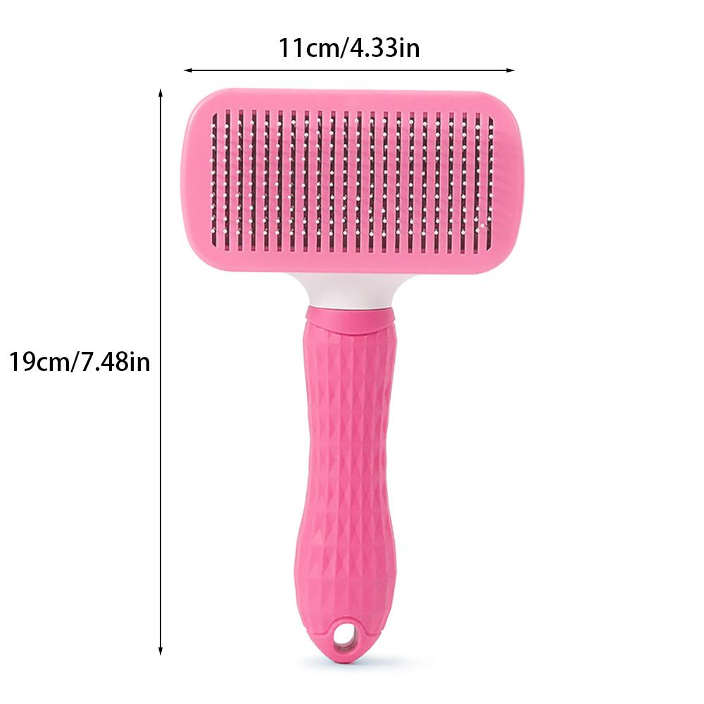 Haustier Hund Pinsel Katze Kamm Selbst Reinigen Pet Haar Entferner Bürste Für Hunde Katzen Pflege Werkzeuge Haustiere Dematting Kamm hunde Zubehör
