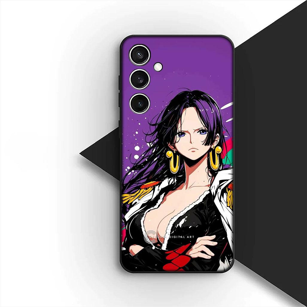 

Boa Hancock One Pieces Luffy Roronoa Zoro Phone Case for Samsung Galaxy S20 S22 S21 FE Ultra Plus A07 A17 A15 A16 A25 A57 A37 Galaxy S20 FE