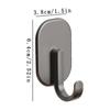 Magnetic hook Refrigerator Magnetic hooks traceless no drilling required Towels Key Storage hook Kitchen Utensil Hanger hook