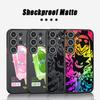 Pokemon Gengar Matte Case For Samsung Galaxy S22 S23 S20 S21 FE S10 S9 Plus S24 S24Ultra Capa Note 20 Ultra 10 Lite Phone Fundas