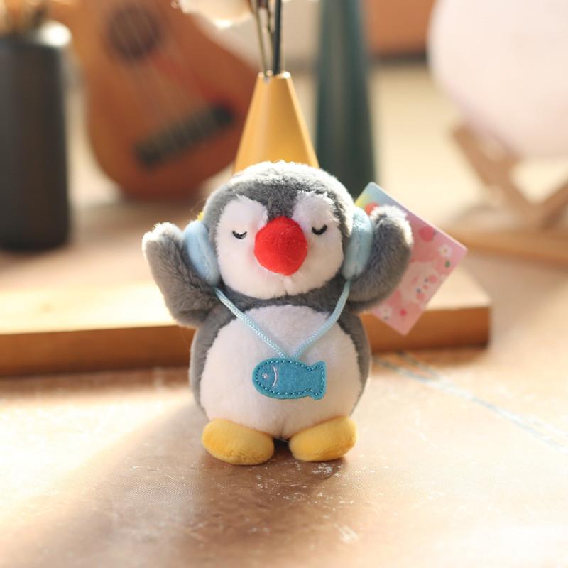 Stuffed Adorable Penguin Toy Plush Keychain Backpack Accessory Gift Kids