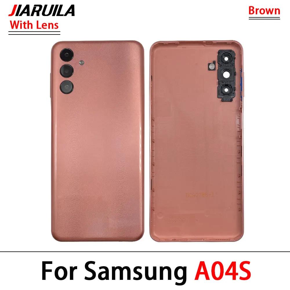 Back Rear Cover For Samsung A04 A04S A04E A23 4G 5G Battery Housing Battery Back Cover With Camera Glass Lens