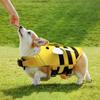 Breathable Dog Swimming Clothes Little Bee Pet Life Vest Harness Summer Swimwear Clothes  Summer