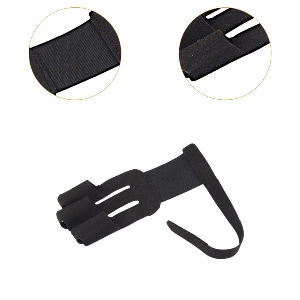 Archery Glove Anti Slip Stretch Adjustable Protector Protector 3 Fingers 3 Fingers Glove Outdoor Sports Accessories Shooting