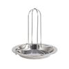 Hähnchenbräter Rack Edelstahl Braten Grill Ständer Küche Outdoor BBQ Werkzeuge Gegrilltes Huhn Platte Grillen Werkzeuge