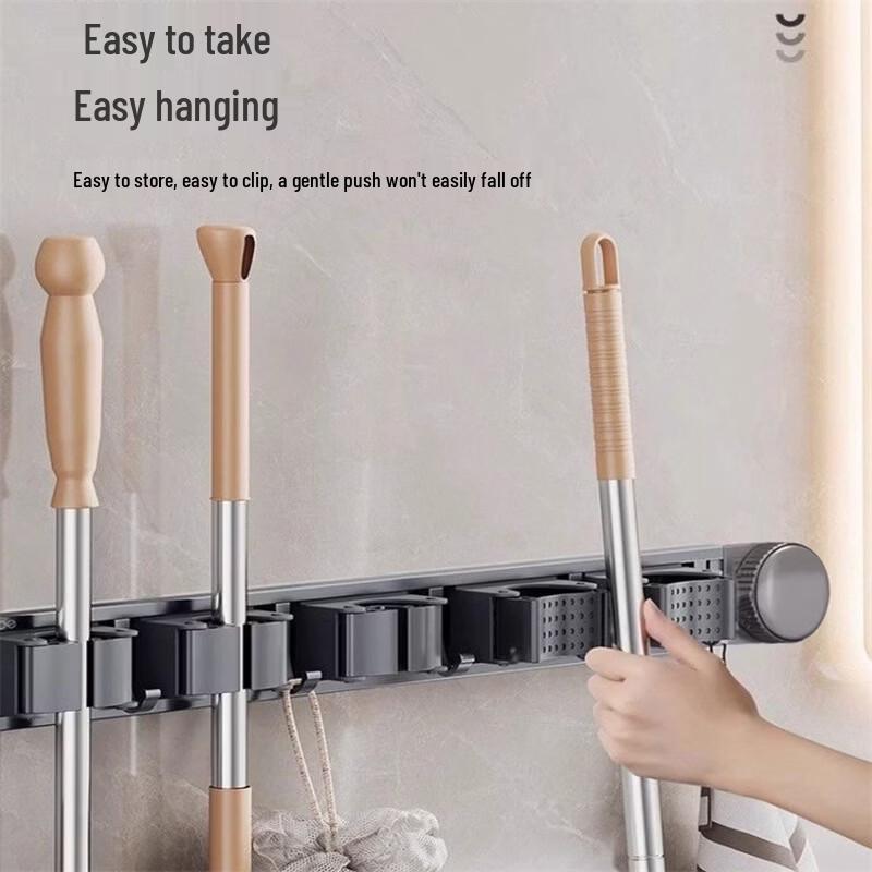 MDNG Suction Cup Mop & Broom Holder