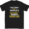 This Is What The Worlds Greatest Grandpa Looks Like T-Shirt Fathers Day Tee