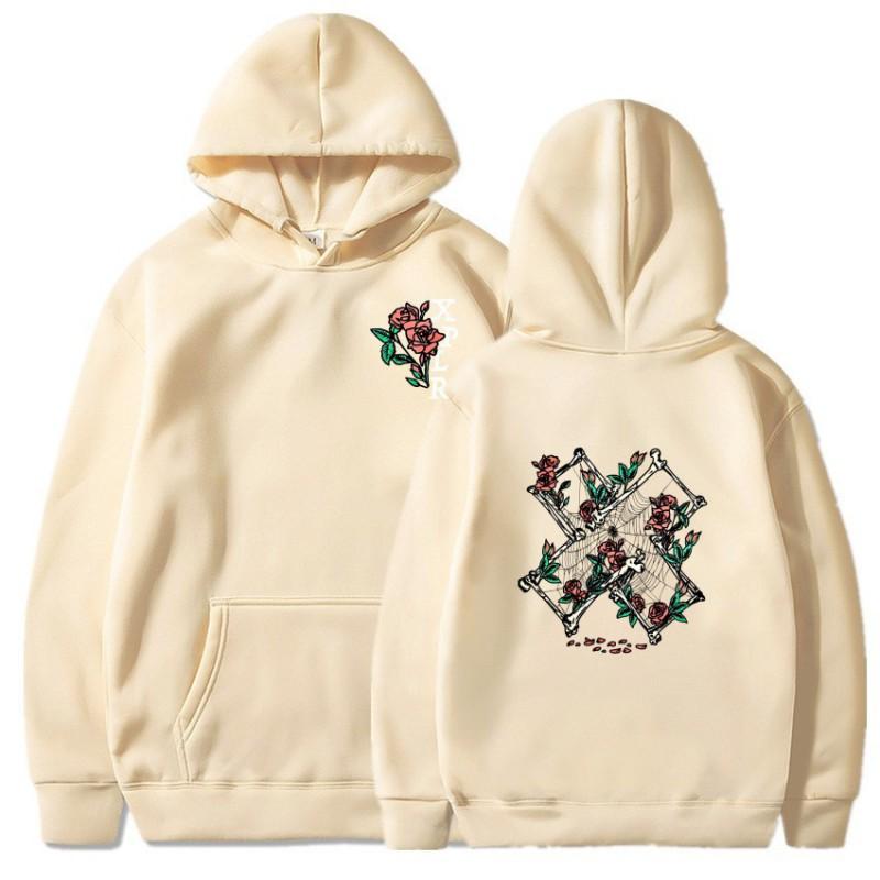 Couple Y2K Sam Colby XPLR Fleece Hoodie Streetwear Loose Fit Sweatshirt Youth