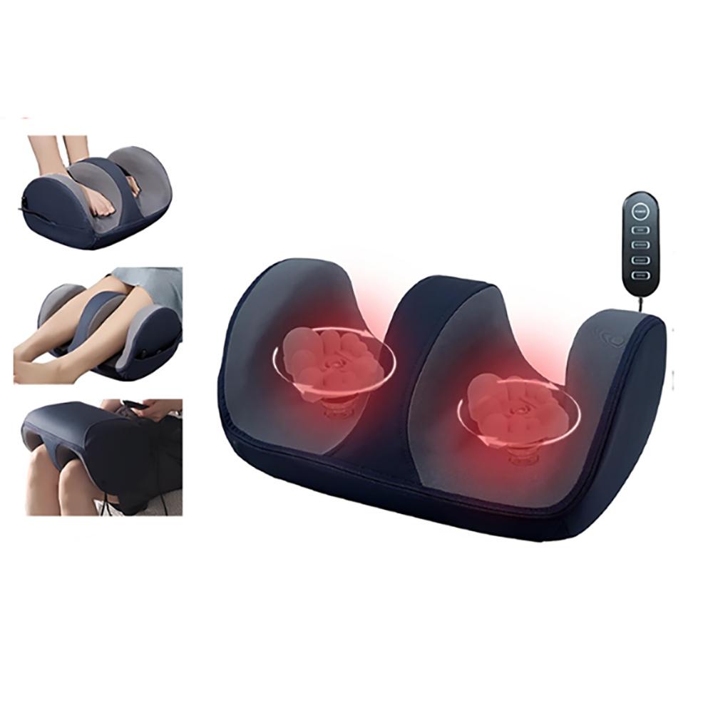 Elektrisches Shiatsu-Fußmassagegerät mit Wärme, Knetmassagegerät für Füße und Waden mit Massagerolle, Tiefengewebe-Muskelentspannung